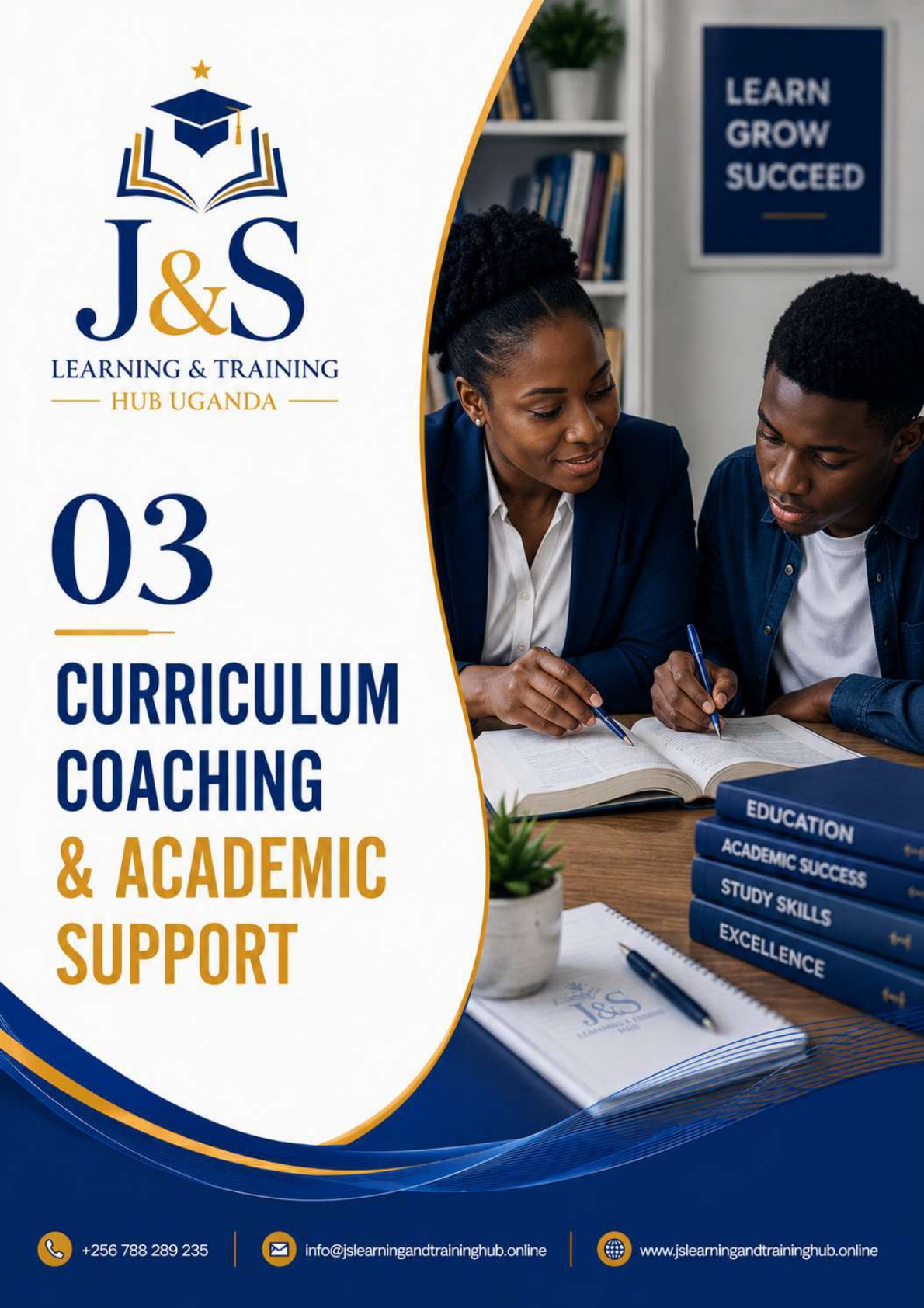 Curriculum coaching and academic support visual